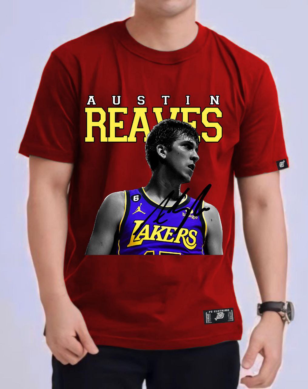 NBA AUSTIN REAVES ROUND NECK REGULAR FIT PREMIUM DESIGN