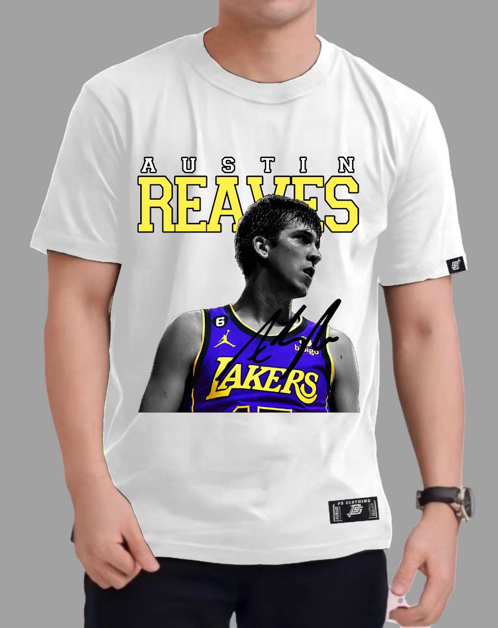 NBA AUSTIN REAVES ROUND NECK REGULAR FIT PREMIUM DESIGN