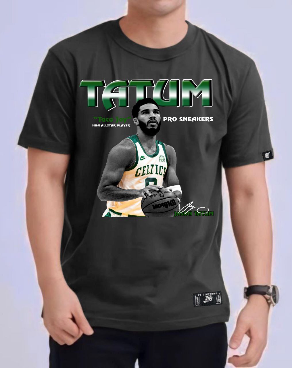 NBA JASON TATUM VERSION 3 ROUND NECK REGULAR FIT PREMIUM DESIGN