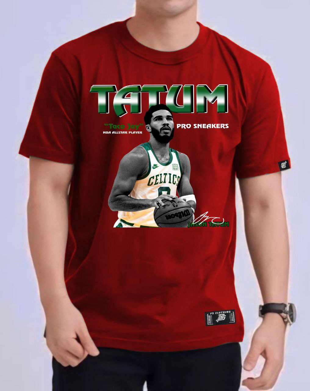 NBA JASON TATUM VERSION 3 ROUND NECK REGULAR FIT PREMIUM DESIGN