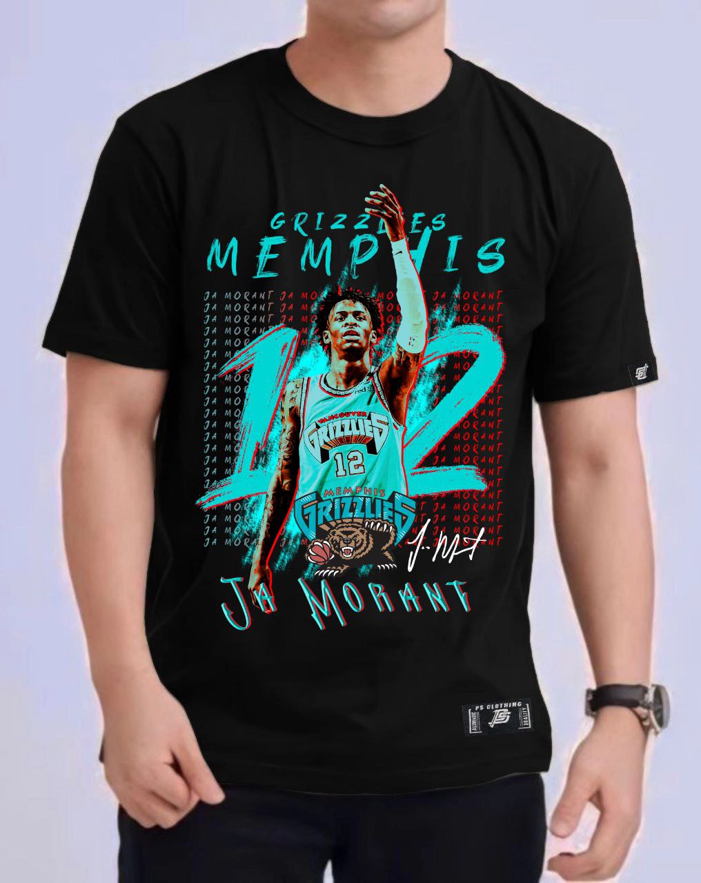 JA MORANT VERSION 3 ROUND NECK REGULAR FIT PREMIUM DESIGN