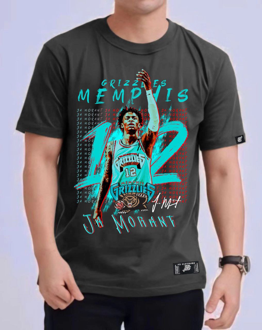 JA MORANT VERSION 3 ROUND NECK REGULAR FIT PREMIUM DESIGN