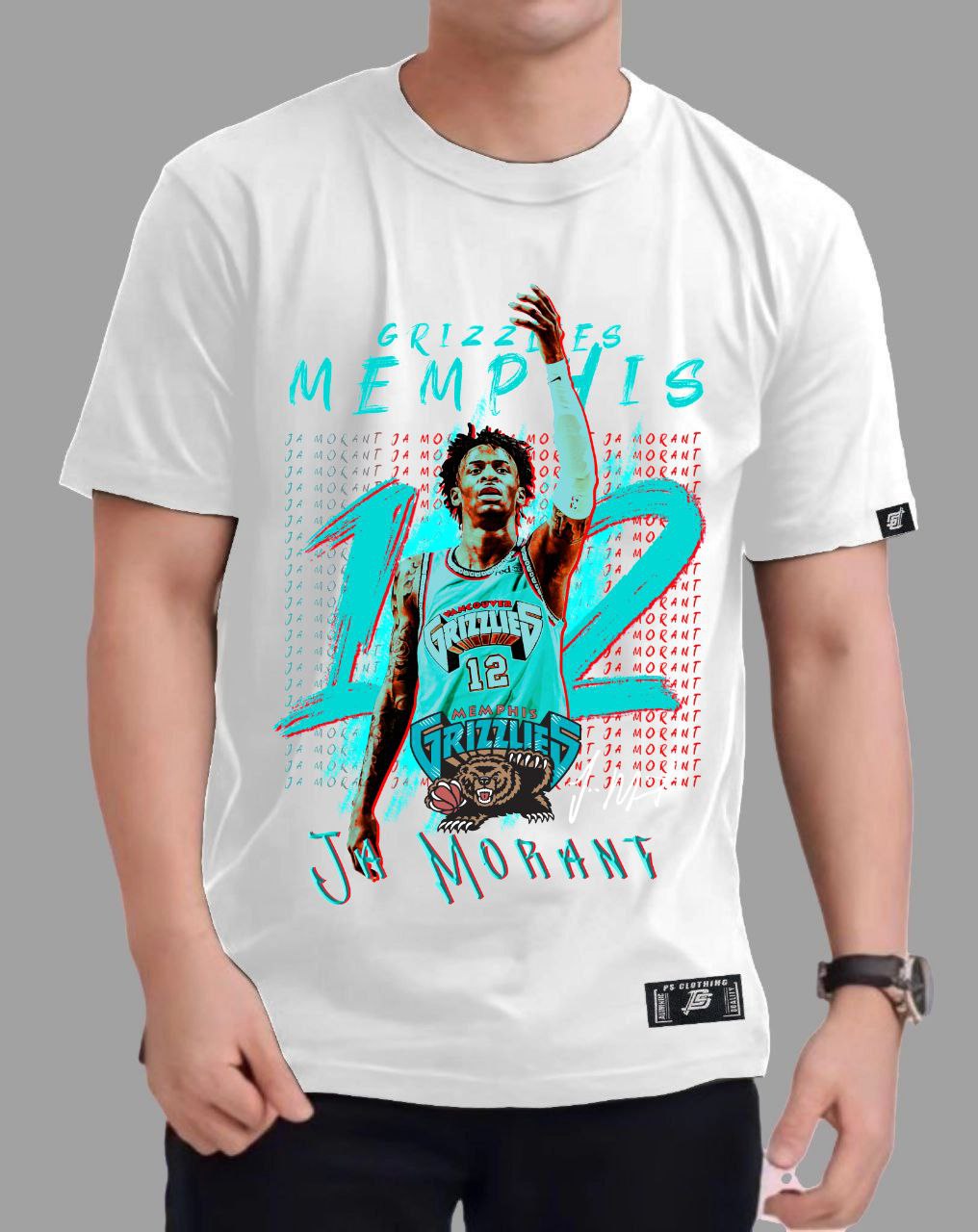 JA MORANT VERSION 3 ROUND NECK REGULAR FIT PREMIUM DESIGN