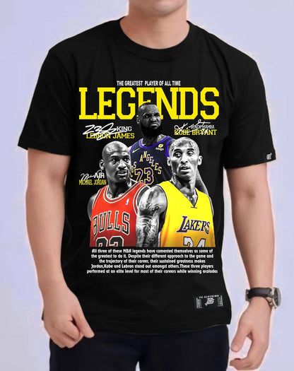 NBA "THE LEGENDS"  ROUND NECK REGULAR FIT PREMIUM DESIGN