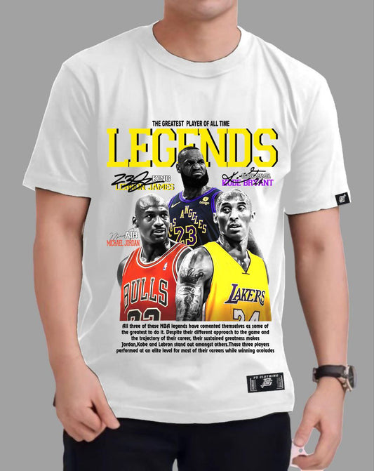 NBA "THE LEGENDS"  ROUND NECK REGULAR FIT PREMIUM DESIGN