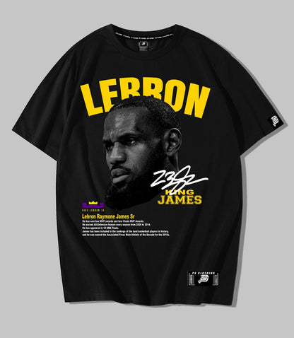 NBA HEADS "LEBRON JAMES"  OVERSIZE PREMIUM SHIRT