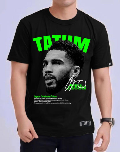 NBA HEADS "JASON TATUM " VERSION 2 ROUND NECK REGULAR FIT PREMIUM DESIGN