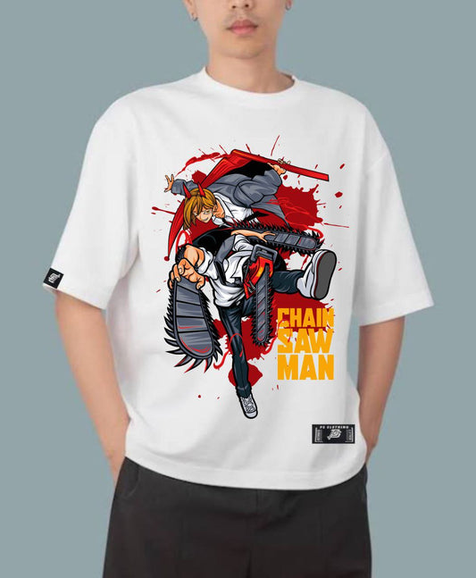 CHAINSAW MAN "POWER AND DENJI" VERSION 2 OVERSIZE PREMIUM DESIGN