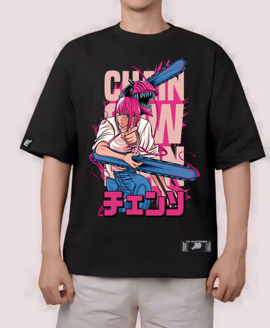 CHAINSAW MAN "POWER AND DENJI" VERSION 3 OVERSIZE PREMIUM DESIGN