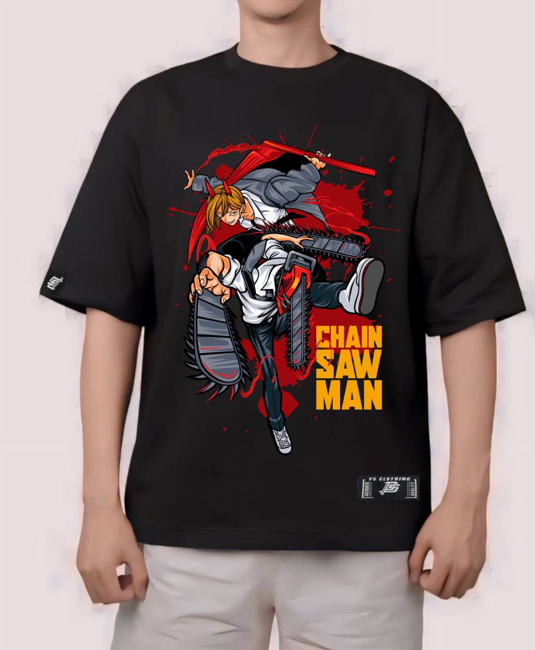 CHAINSAW MAN "POWER AND DENJI" VERSION 2 OVERSIZE PREMIUM DESIGN