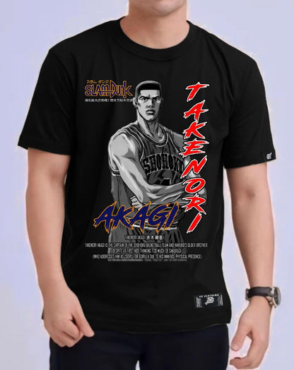 SLAM DUNK "TAKENORI AKAGI" ROUND NECK REGULAR FIT ANIME PREMIUM DESIGN