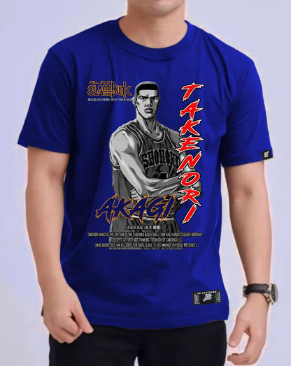 SLAM DUNK "TAKENORI AKAGI" ROUND NECK REGULAR FIT ANIME PREMIUM DESIGN