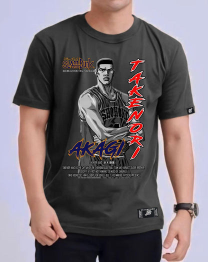 SLAM DUNK "TAKENORI AKAGI" ROUND NECK REGULAR FIT ANIME PREMIUM DESIGN