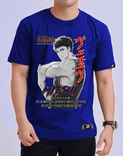 SLAM DUNK "HISASHI MITSUHI" ROUND NECK REGULAR FIT ANIME PREMIUM DESIGN