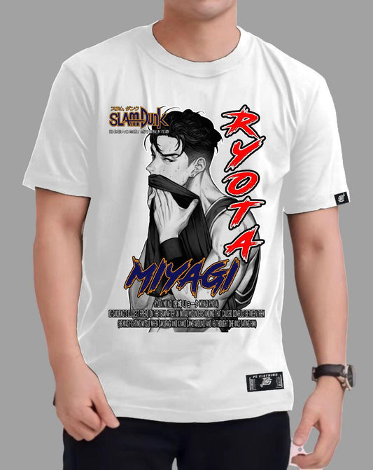 SLAM DUNK "RYOTA MIYAGI" ROUND NECK REGULAR FIT ANIME PREMIUM DESIGN