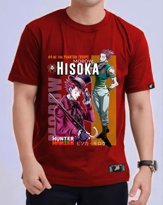 HUNTER X HUNTER "HISOKA" VERSION 1 ROUND NECK REGULAR FIT ANIME PREMIUM DESIGN