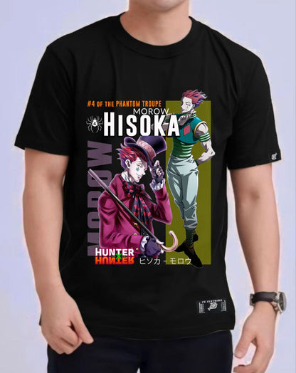 HUNTER X HUNTER "HISOKA" VERSION 1 ROUND NECK REGULAR FIT ANIME PREMIUM DESIGN