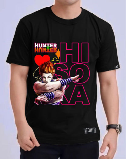 HUNTER X HUNTER "HISOKA" VERSION 2 ROUND NECK REGULAR FIT ANIME PREMIUM DESIGN