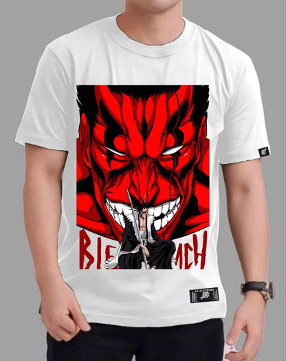 BLEACH KENPACHI ZARAKI ROUND NECK REGULAR FIT ANIME PREMIUM DESIGN