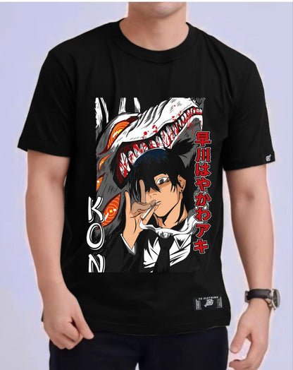 CHAINSAW MAN "AKI HAYAKAWA" ROUND NECK REGULAR FIT ANIME PREMIUM DESIGN