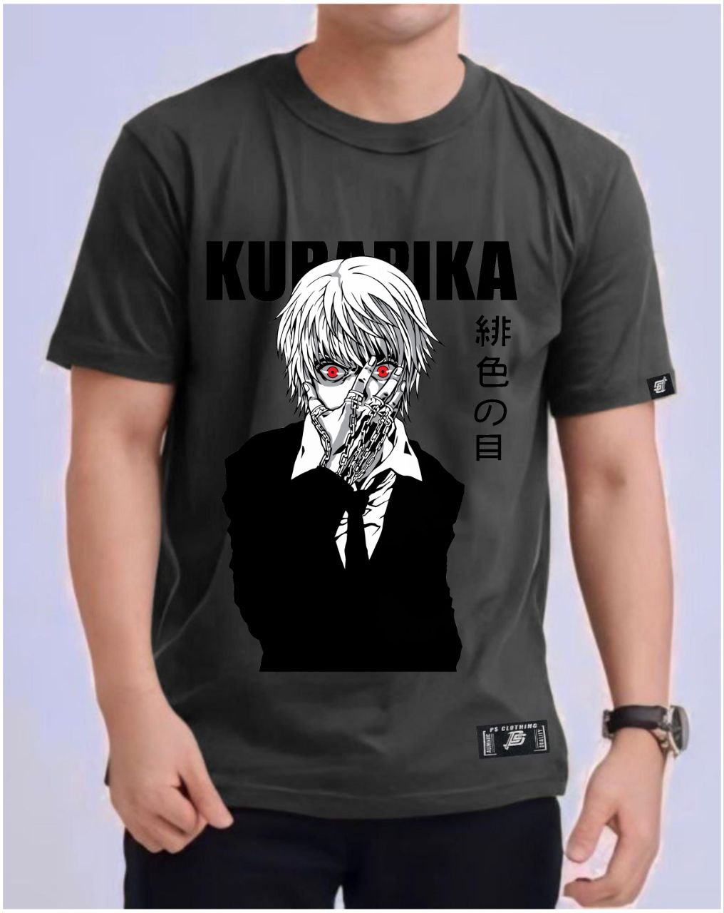 HUNTER X HUNTER "KURAPIKA" ROUND NECK REGULAR FIT ANIME PREMIUM DESIGN