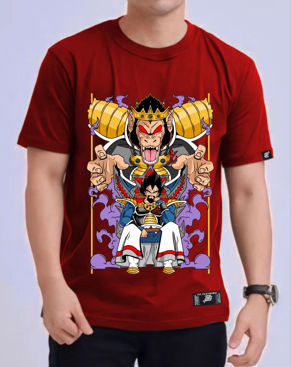 DRAGON BALL Z "KING VEGETA" ROUND NECK REGULAR FIT ANIME PREMIUM DESIGN