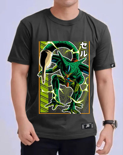 DRAGON BALL Z "CELL" ROUND NECK REGULAR FIT ANIME PREMIUM DESIGN