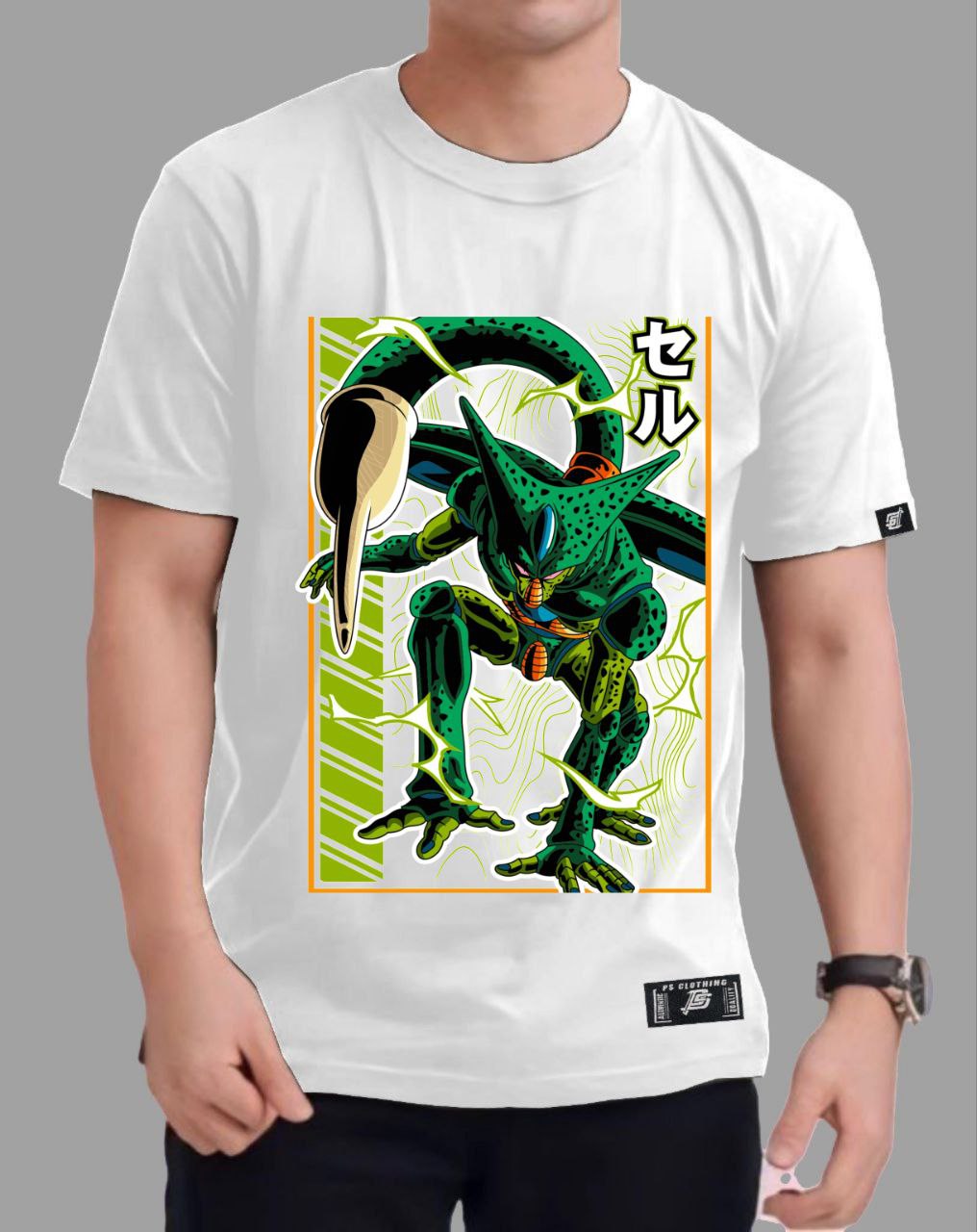 DRAGON BALL Z "CELL" ROUND NECK REGULAR FIT ANIME PREMIUM DESIGN