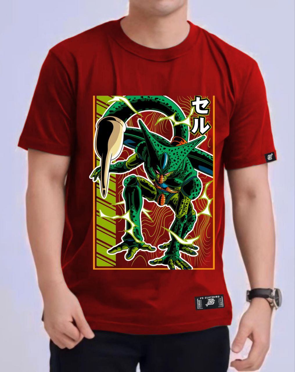 DRAGON BALL Z "CELL" ROUND NECK REGULAR FIT ANIME PREMIUM DESIGN