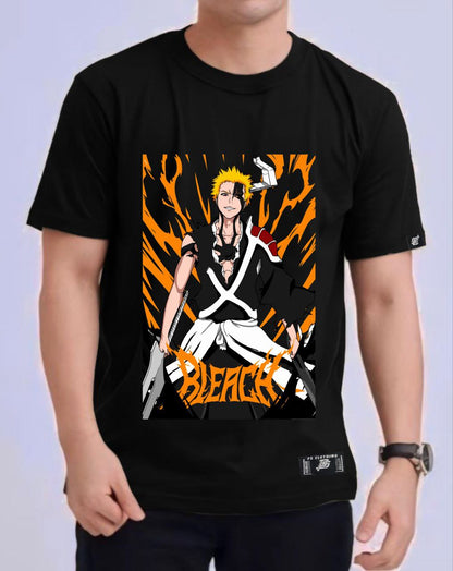 BLEACH ICHIGO "INCOMPLETE HOLLOW" ROUND NECK REGULAR FIT ANIME PREMIUM DESIGN