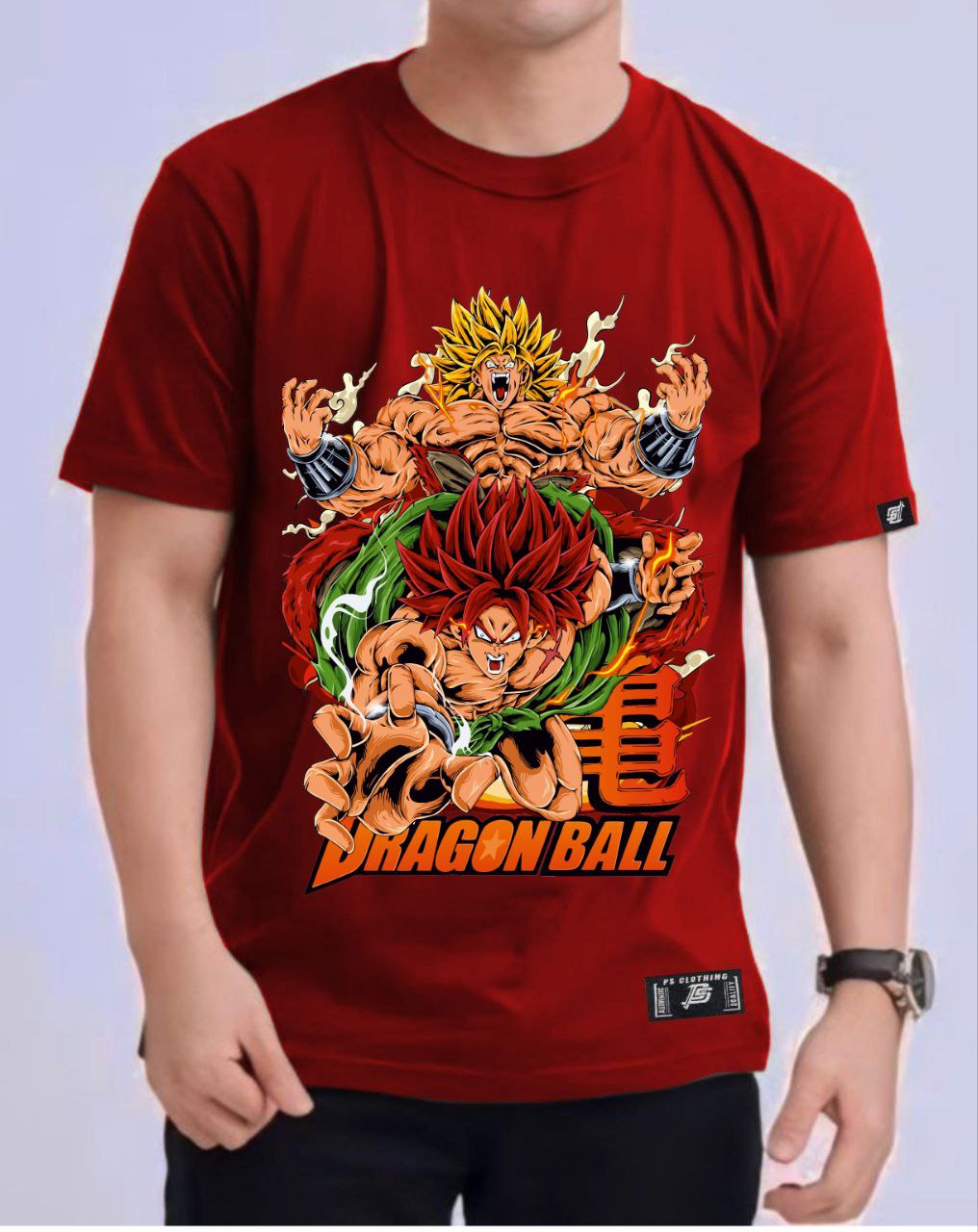 DRAGON BALL Z "BROLY" ROUND NECK REGULAR FIT ANIME PREMIUM DESIGN