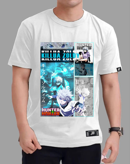 HUNTER X HUNTER "KILLUA ZOLDYCK" ROUND NECK REGULAR FIT ANIME PREMIUM DESIGN