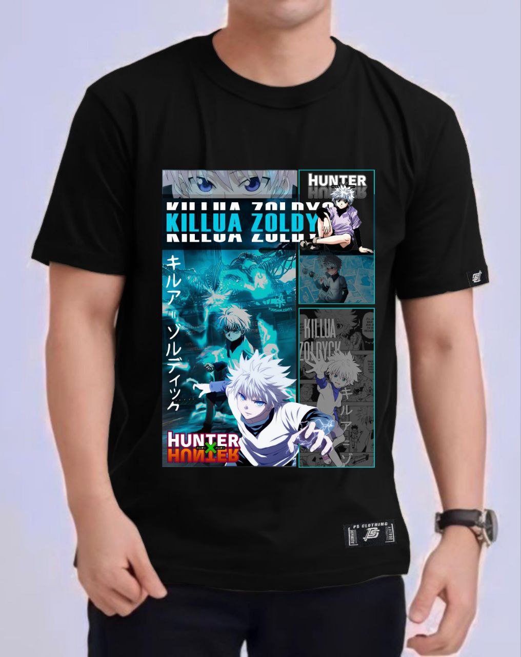 HUNTER X HUNTER "KILLUA ZOLDYCK" ROUND NECK REGULAR FIT ANIME PREMIUM DESIGN