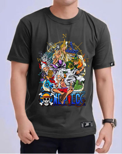 ONE PIECE "WANO ARC" VERSION 2 ROUND NECK REGULAR FIT ANIME PREMIUM DESIGN