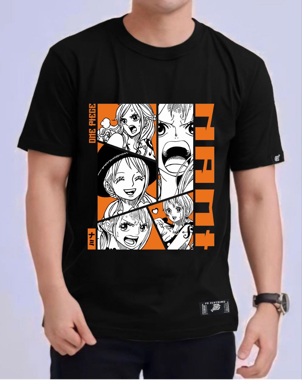 ONE PIECE NAMI THE "CAT BURGLAR" ROUND NECK REGULAR FIT ANIME PREMIUM DESIGN