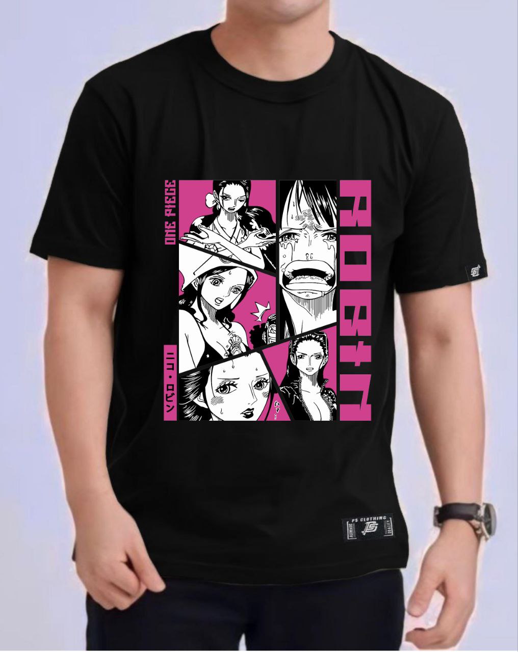 ONE PIECE NICO ROBIN "THE ARCHAEOLOGIST"  ROUND NECK REGULAR FIT ANIME PREMIUM DESIGN