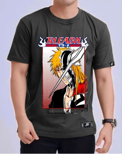 BLEACH ICHIGO "INCOMPLETE HALLOW" ROUND NECK REGULAR FIT ANIME PREMIUM DESIGN