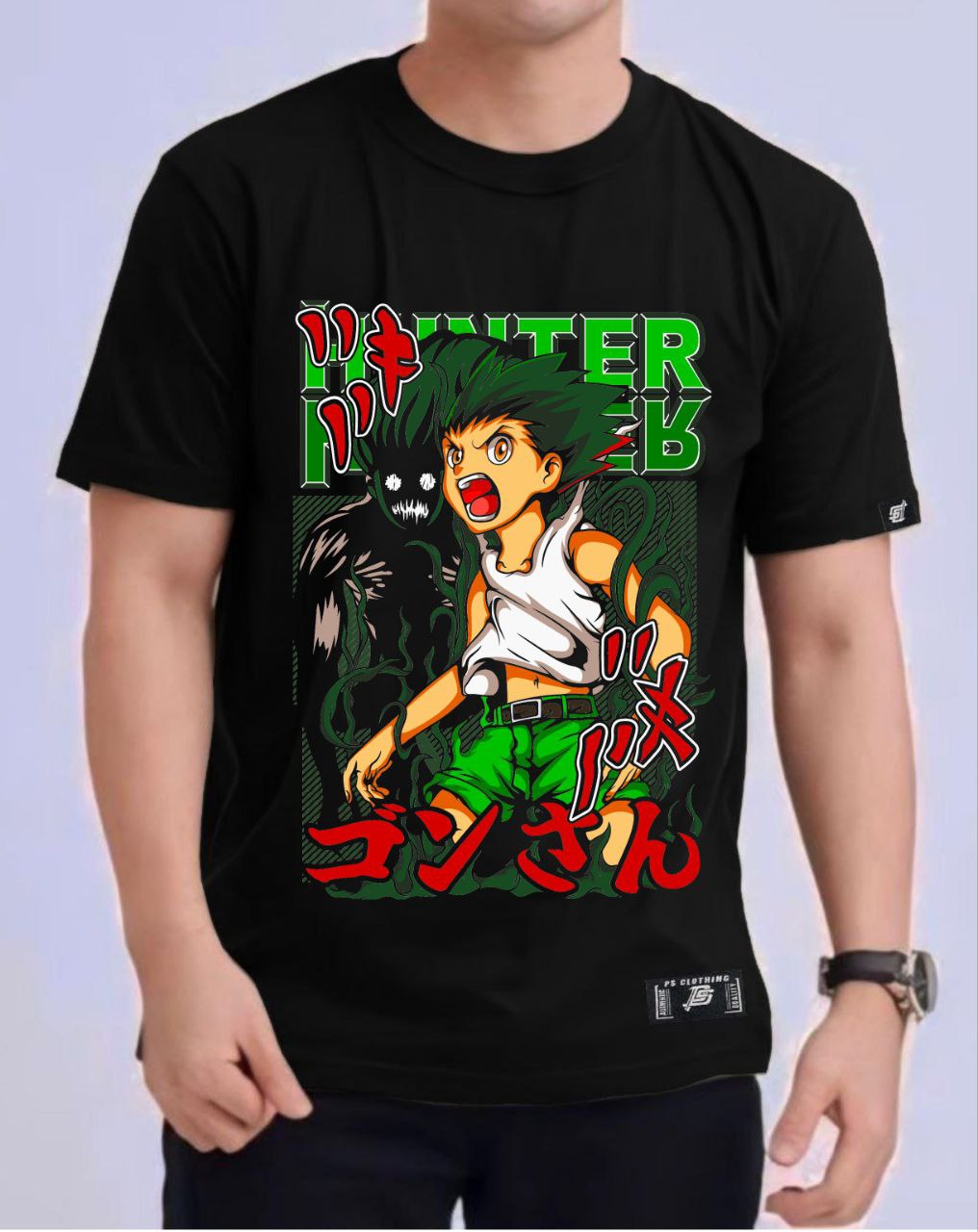 HUNTER X HUNTER GON FREECSS ROUND NECK REGULAR FIT ANIME PREMIUM DESIGN