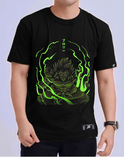 DRAGON BALL Z BROLLY"LEGENDARY SAIYAN" VERSION 2 ROUND NECK REGULAR FIT ANIME PREMIUM DESIGN