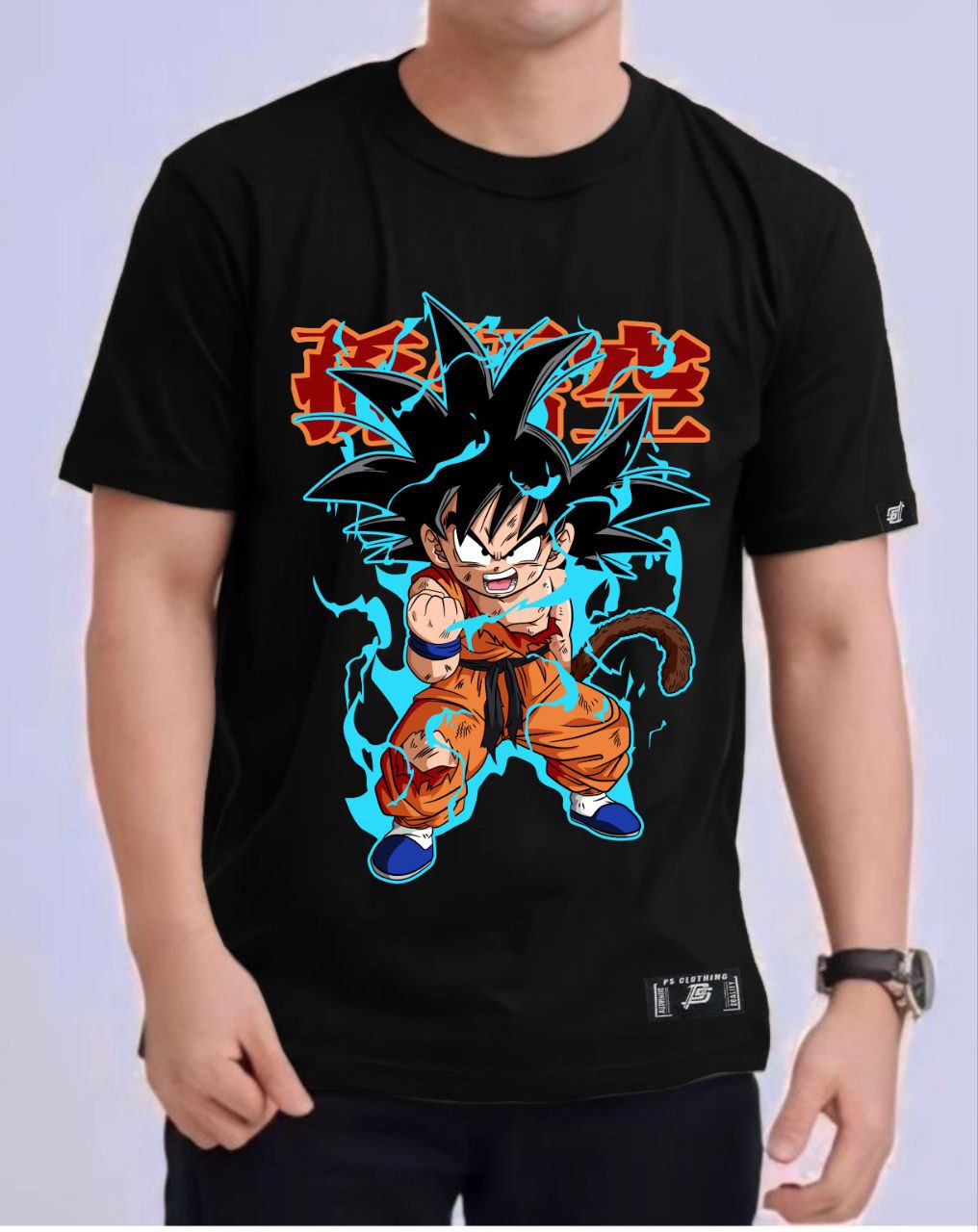 DRAGON BALL Z "KID SON GOKU" ROUND NECK REGULAR FIT ANIME PREMIUM DESIGN