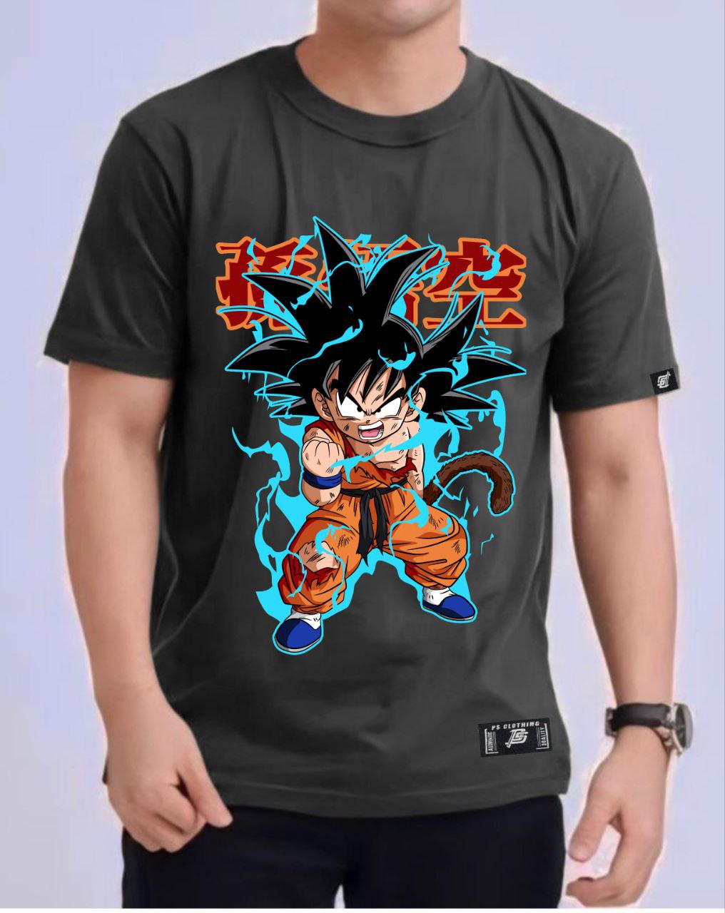 DRAGON BALL Z "KID SON GOKU" ROUND NECK REGULAR FIT ANIME PREMIUM DESIGN