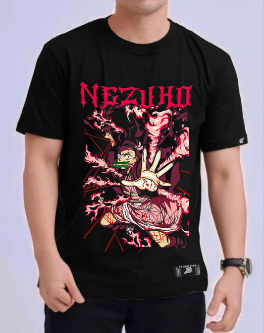 DEMON SLAYER "NEZUKO" ROUND NECK REGULAR FIT ANIME PREMIUM DESIGN