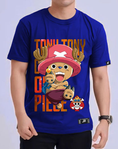 ONE PIECE  TONY TONY CHOPPER ROUND NECK REGULAR FIT ANIME PREMIUM DESIGN