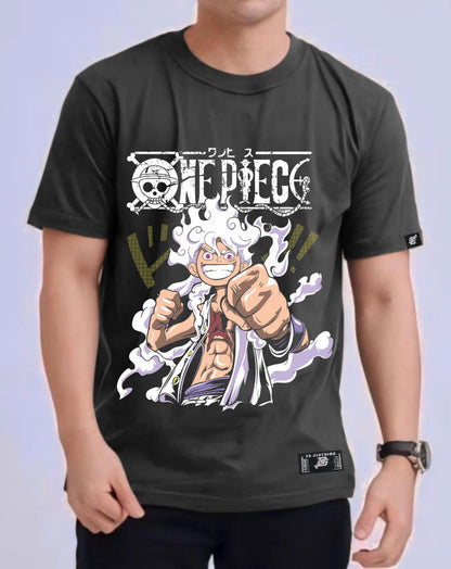 ONE PIECE LUFFY GEAR 5TH "TEEN" ROUND NECK REGULAR FIT ANIME PREMIUM DESIGN