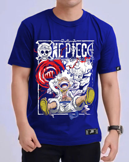 ONE PIECE LUFFY GEAR 5TH "KID" ROUND NECK REGULAR FIT ANIME PREMIUM DESIGN