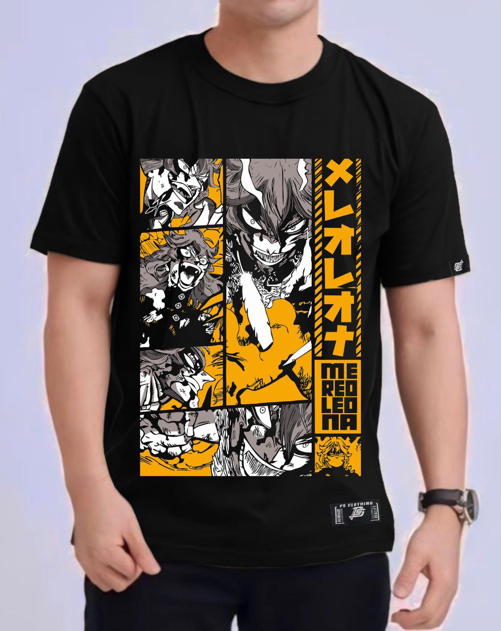 BLACK CLOVER "MEREOLEONA" ROUND NECK REGULAR FIT ANIME PREMIUM DESIGN