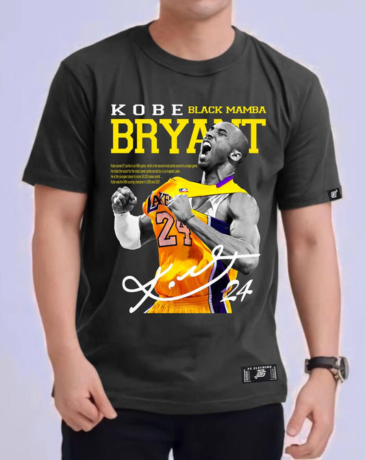 NBA KOBE BRYANT "SHOUT" ROUND NECK REGULAR FIT PREMIUM DESIGN