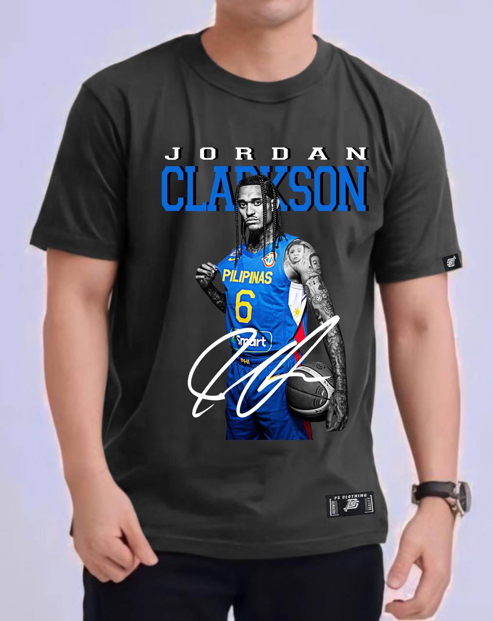 NBA JORDAN CLARKSON PILIPINAS ROUND NECK REGULAR FIT PREMIUM DESIGN