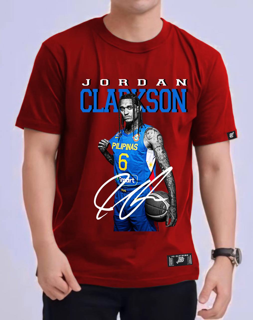 NBA JORDAN CLARKSON PILIPINAS ROUND NECK REGULAR FIT PREMIUM DESIGN