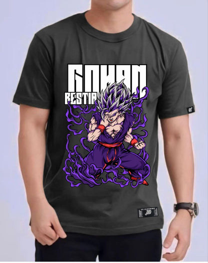 DRAGON BALL Z "GOHAN" ROUND NECK REGULAR FIT ANIME PREMIUM DESIGN